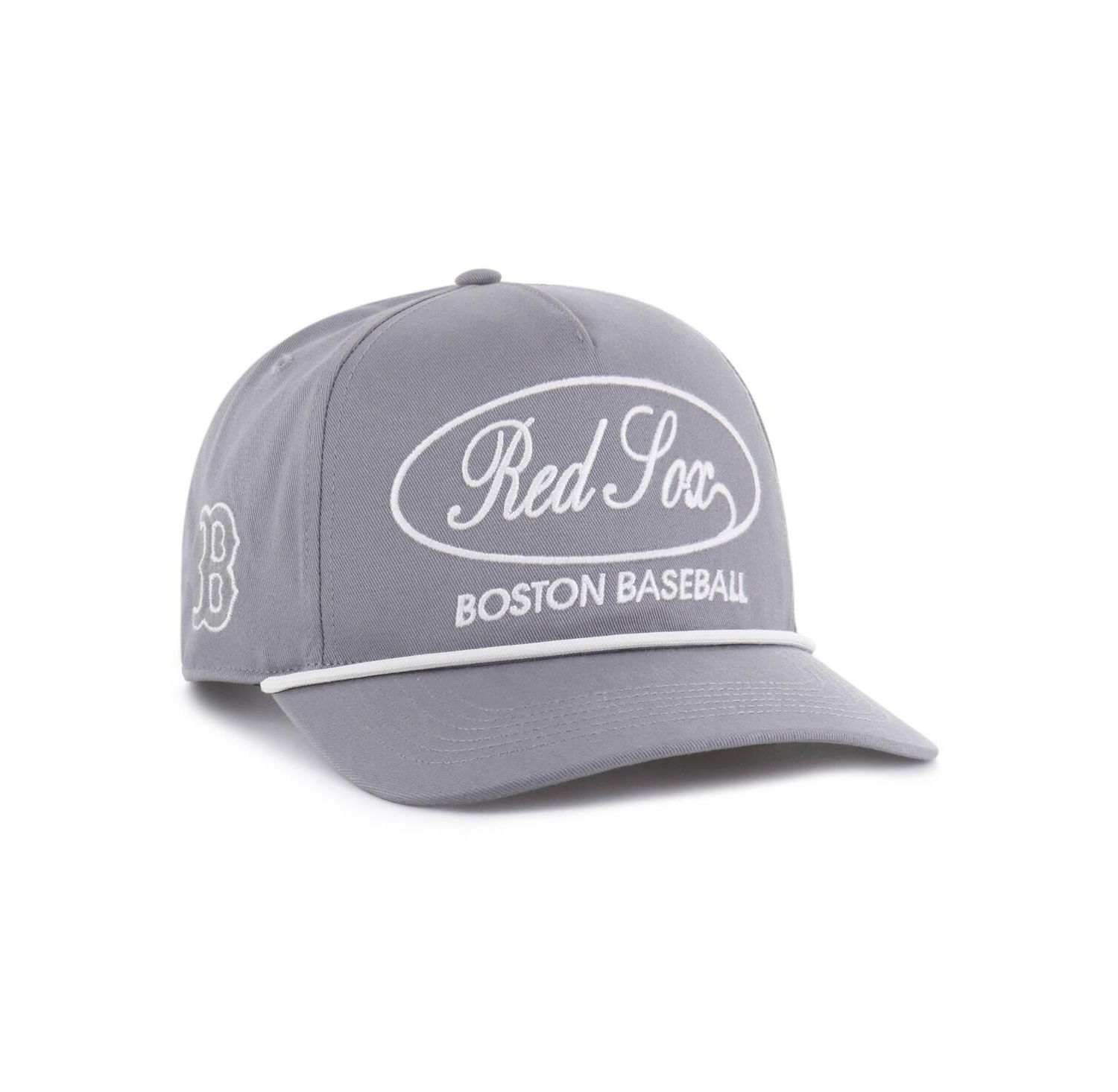 Men's Gray Boston Red Sox Foundational Hitch Adjustable Hat