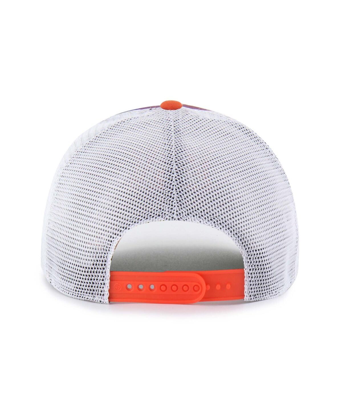 47 Brand Big Boys And Girls Maroon/orange Virginia Tech Hokies Super Stripe Hitch Adjustable Trucker Hat In Multi