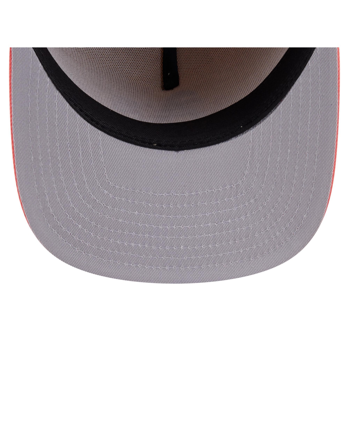 New Era Men's Light Beige/coral Athletics Two-tone Color Pack A-frame 59fifty Fitted Hat