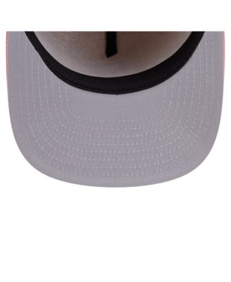 Men's Light Beige/Coral Pittsburgh Pirates Two-Tone Color Pack A-Frame 59FIFTY Fitted Hat