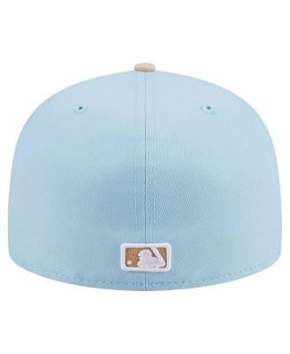 Men's Light Blue/Cream San Francisco Giants Two-Tone Color Pack A-Frame 59FIFTY Fitted Hat