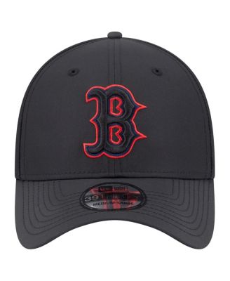 Men's Black Boston Red Sox Night 39THIRTY Flex Hat