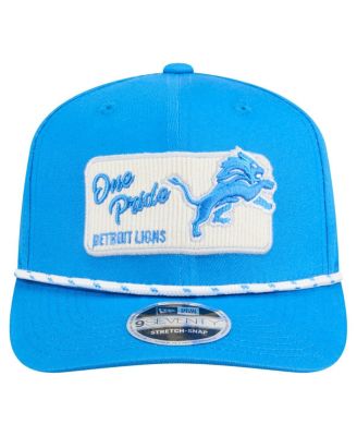 Men's Blue Detroit Lions Chant 9SEVENTY Stretch-Snap Hat