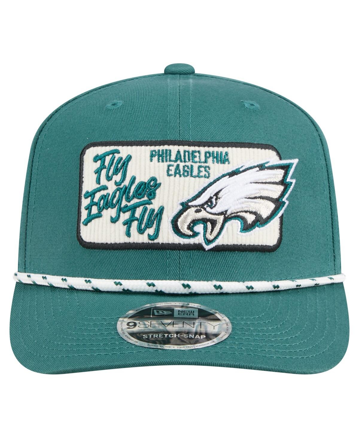 New Era Men's Midnight Green Philadelphia Eagles Chant 9seventy Stretch-snap Hat In Green