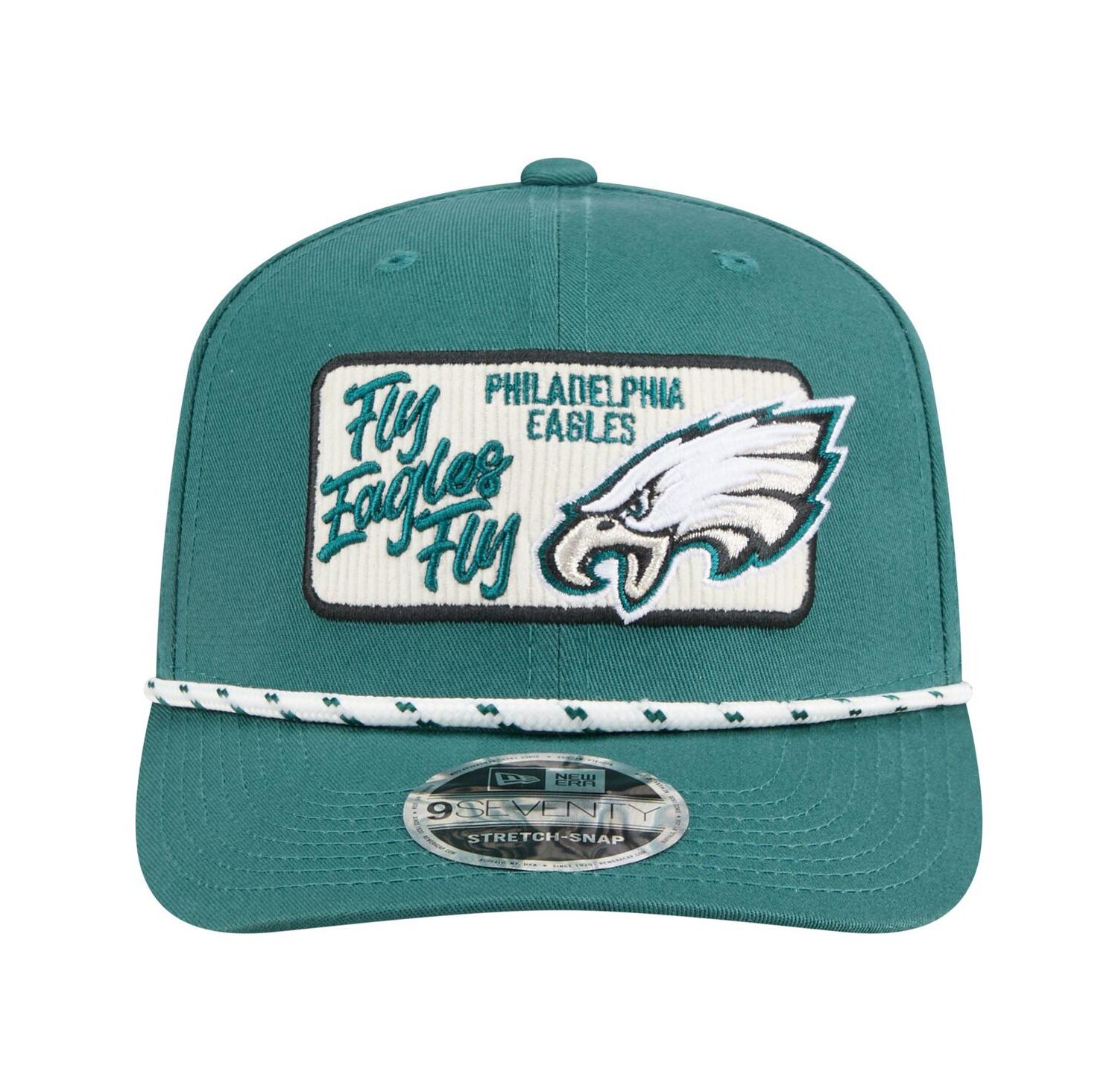 Men's Midnight Green Philadelphia Eagles Chant 9SEVENTY Stretch-Snap Hat