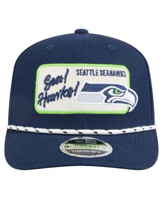 Men's College Navy Seattle Seahawks Chant 9SEVENTY Stretch-Snap Hat
