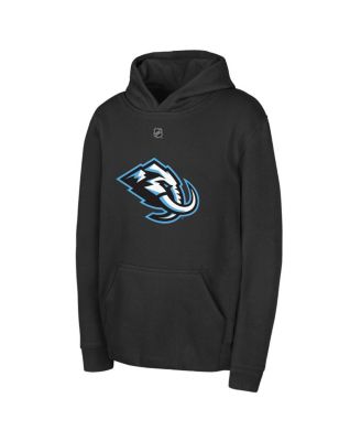 Big Boys and Girls Black Utah Mammoth Primary Logo Pullover Hoodie
