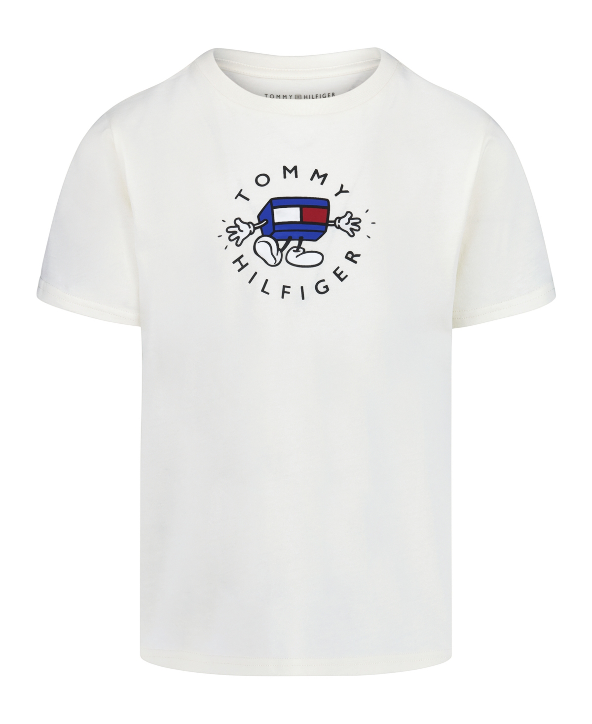 Tommy Hilfiger Toddler And Little Boys 2t-7 Crewneck T-shirt In White