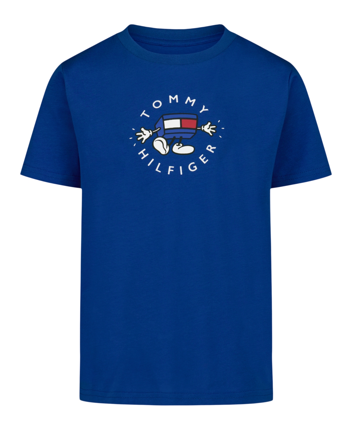 Tommy Hilfiger Toddler And Little Boys 2t-7 Crewneck T-shirt In Blue