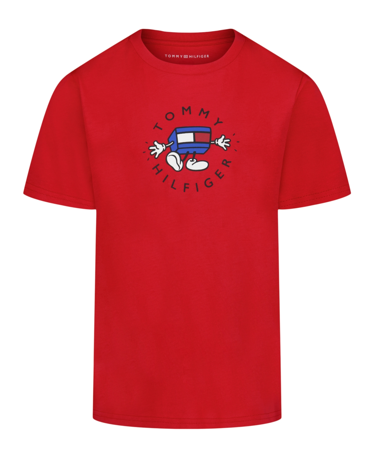 Tommy Hilfiger Toddler And Little Boys 2t-7 Crewneck T-shirt In Red