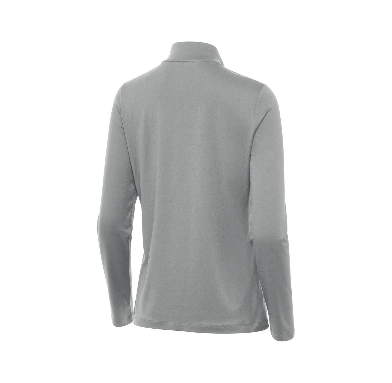 Women's Gray Ohio State Buckeyes Reprocess Quarter-Zip Sweatshirt