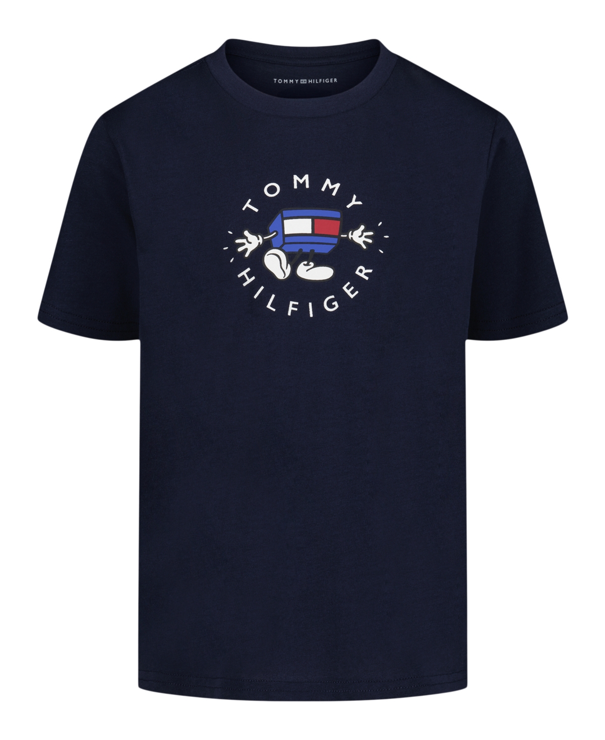 Tommy Hilfiger Toddler And Little Boys 2t-7 Crewneck T-shirt In Blue