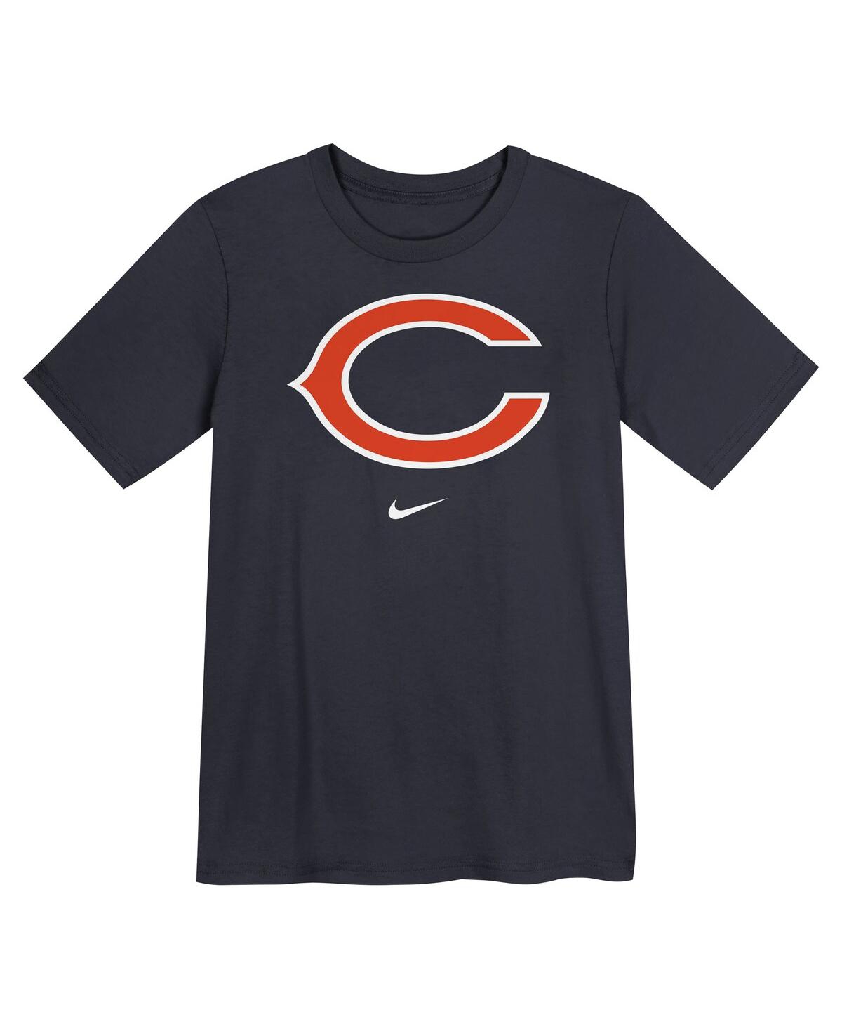 Nike Preschool Navy Chicago Bears Primary Logo Legend Performance T-shirt In Blue