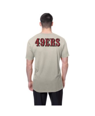 Men's Light Beige San Francisco 49ers Multi Patch T-Shirt