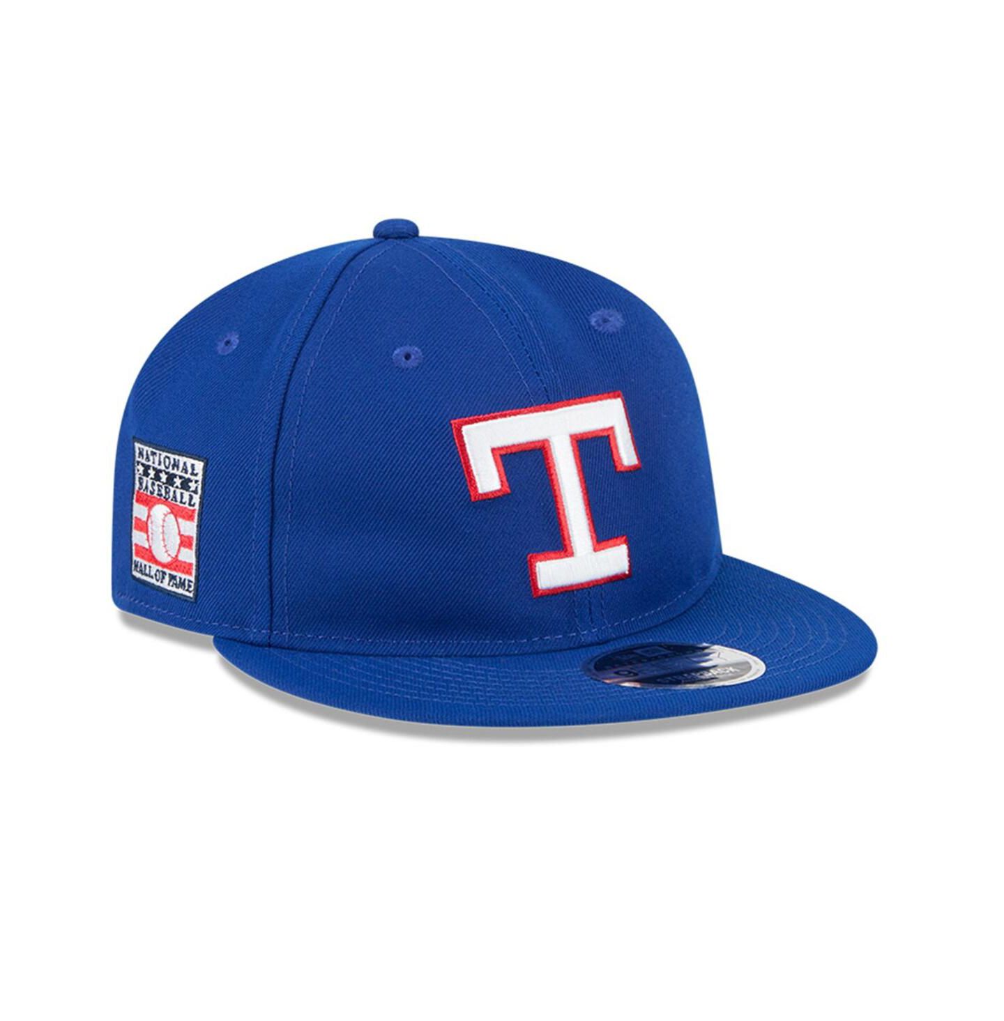 Мужская кепка New Era Royal Texas Rangers Baseball Hall of Fame Retro Crown 9FIFTY Adjustable Hat — фото 1