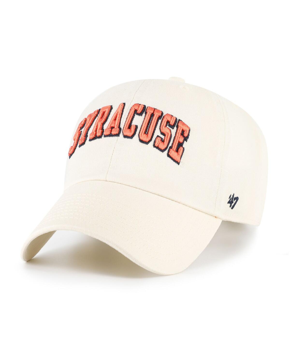 47 Brand Men's Sand Syracuse Orange Vault Clean Up Adjustable Hat