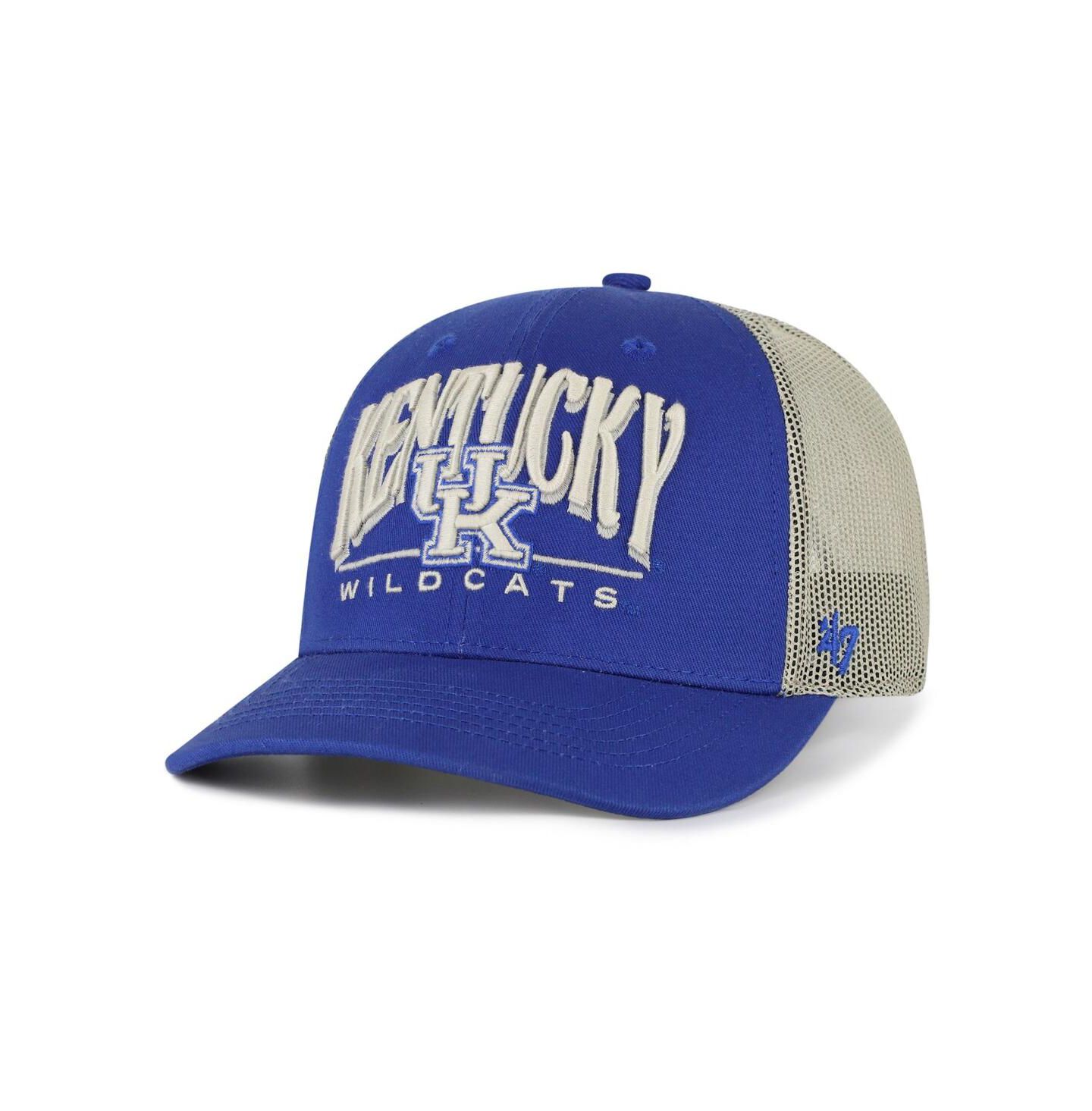 Мужская кепка '47 Brand Royal Kentucky Wildcats Arid Adjustable Trucker Hat — фото 1