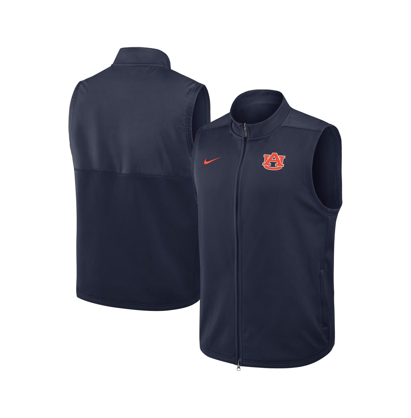Мужской жилет Nike Navy Auburn Tigers Primetime Victory Full Zip Vest — фото 4