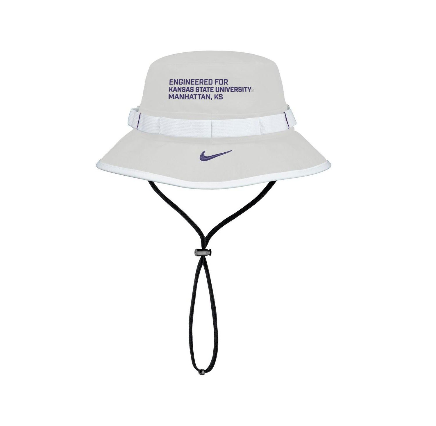 Men's Gray Kansas State Wildcats 2025 On-Field Boonie Performance Bucket Hat