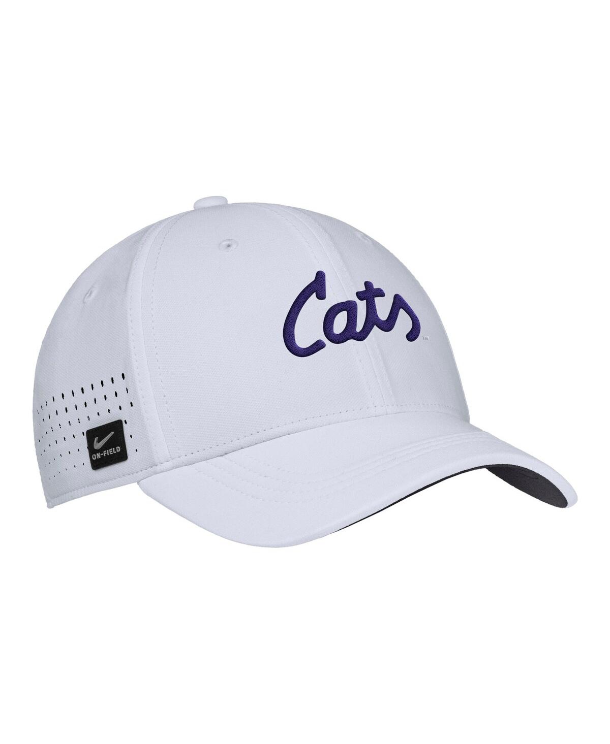 Nike Men's White Kansas State Wildcats 2025â On-field Performance Flex Hat