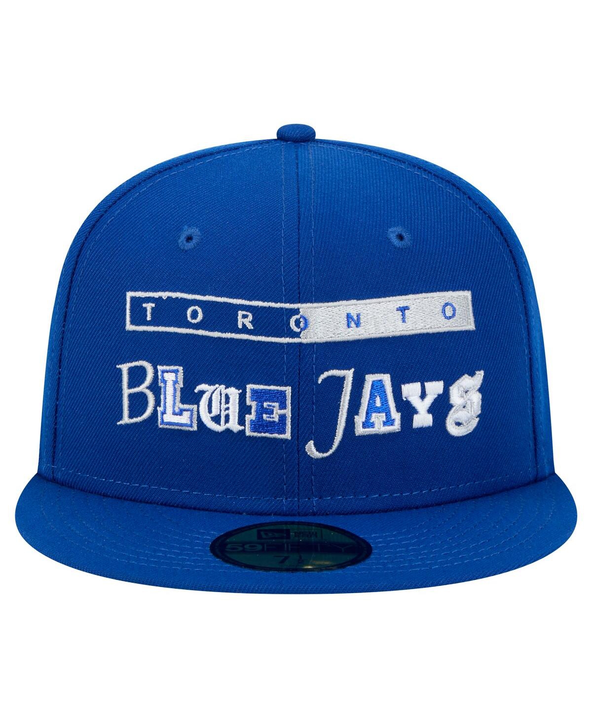 New Era Men's Royal Toronto Blue Jays Ransom 59fifty Fitted Hat In Blue