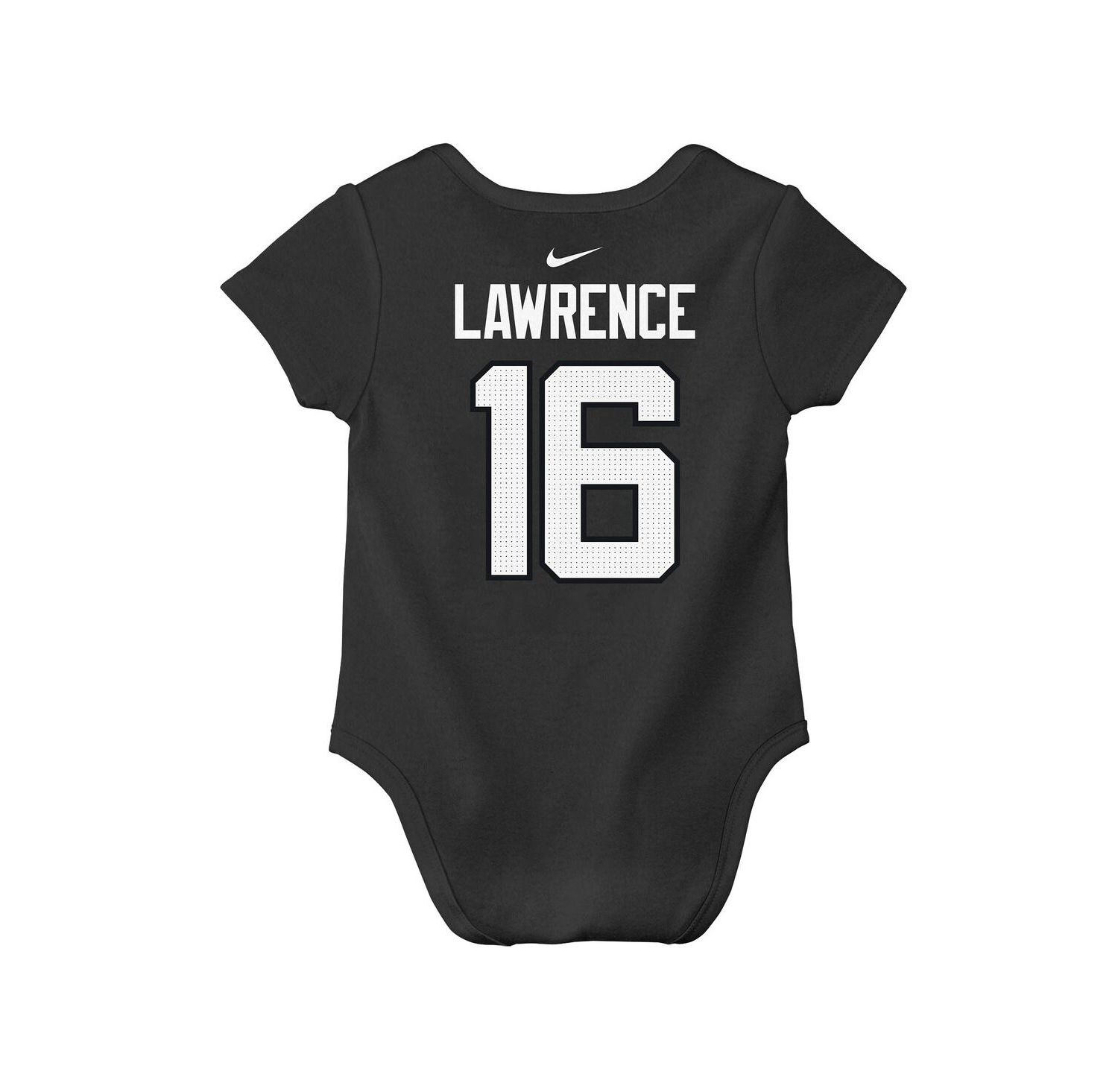 Baby Boys and Girls Trevor Lawrence Black Jacksonville Jaguars Player Name & Number Bodysuit