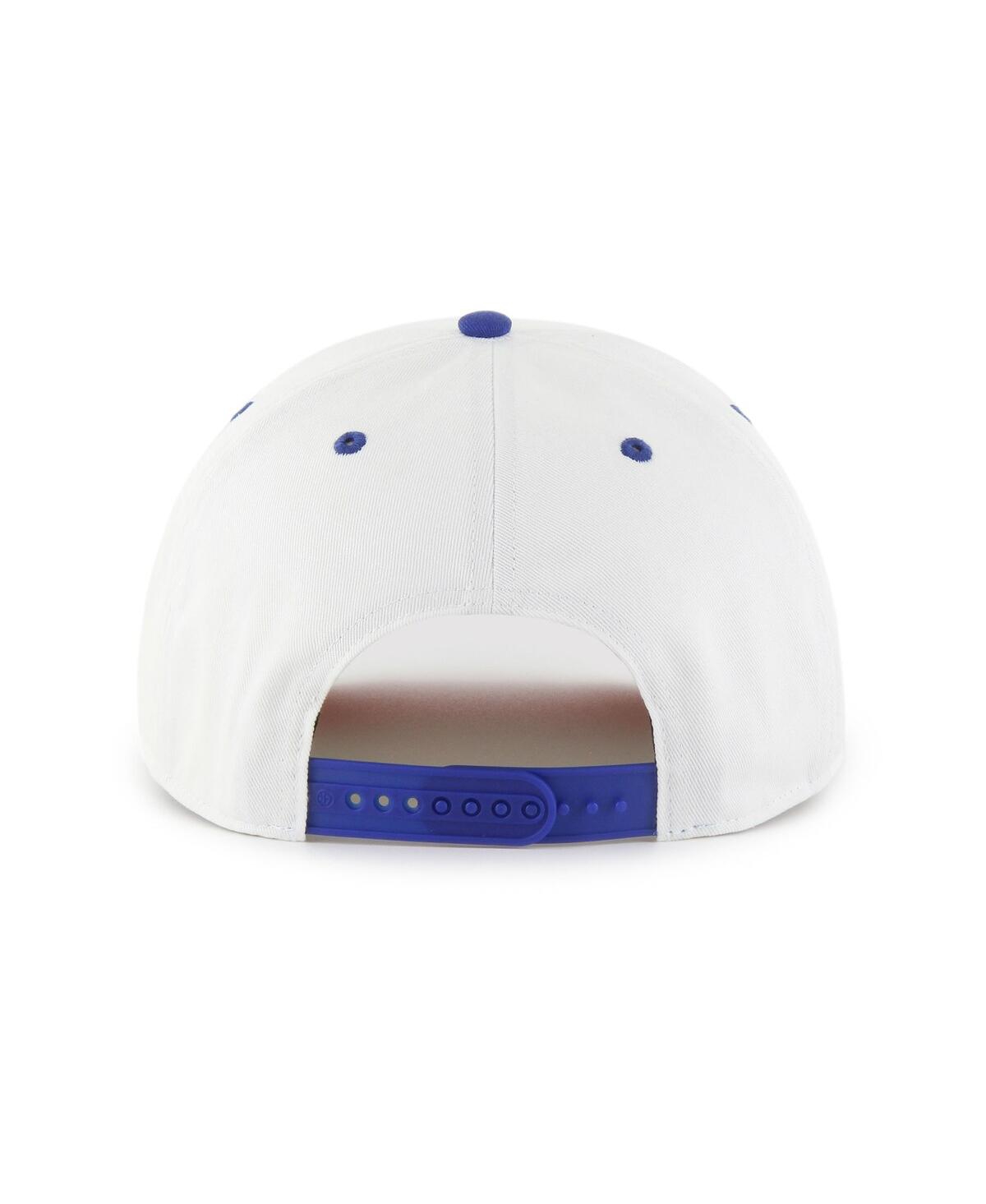 47 Brand Men's White/royal Buffalo Bills Roscoe Two-toned Hitch Adjustable Hat In Multi