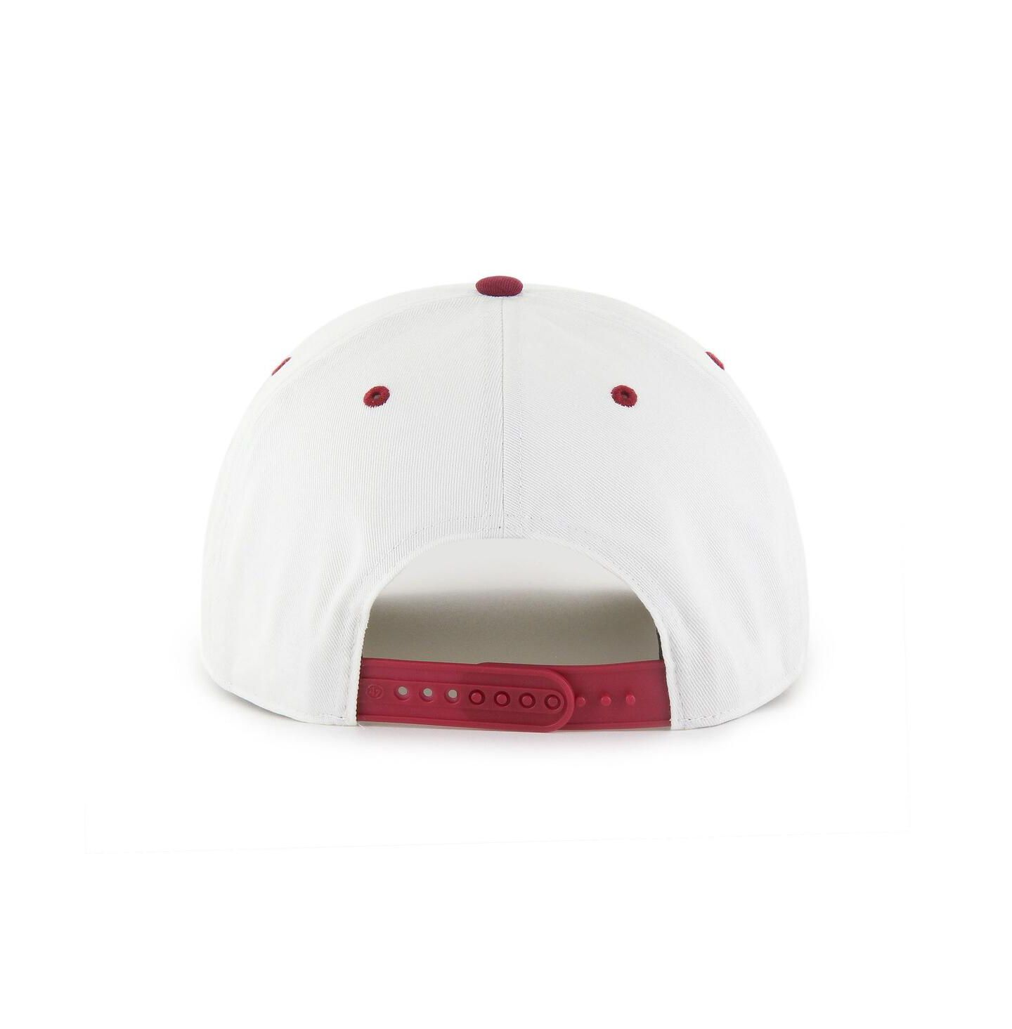 Мужская кепка '47 Brand White/Burgundy Washington Commanders Roscoe Two-Toned Hitch Adjustable Hat — фото 3