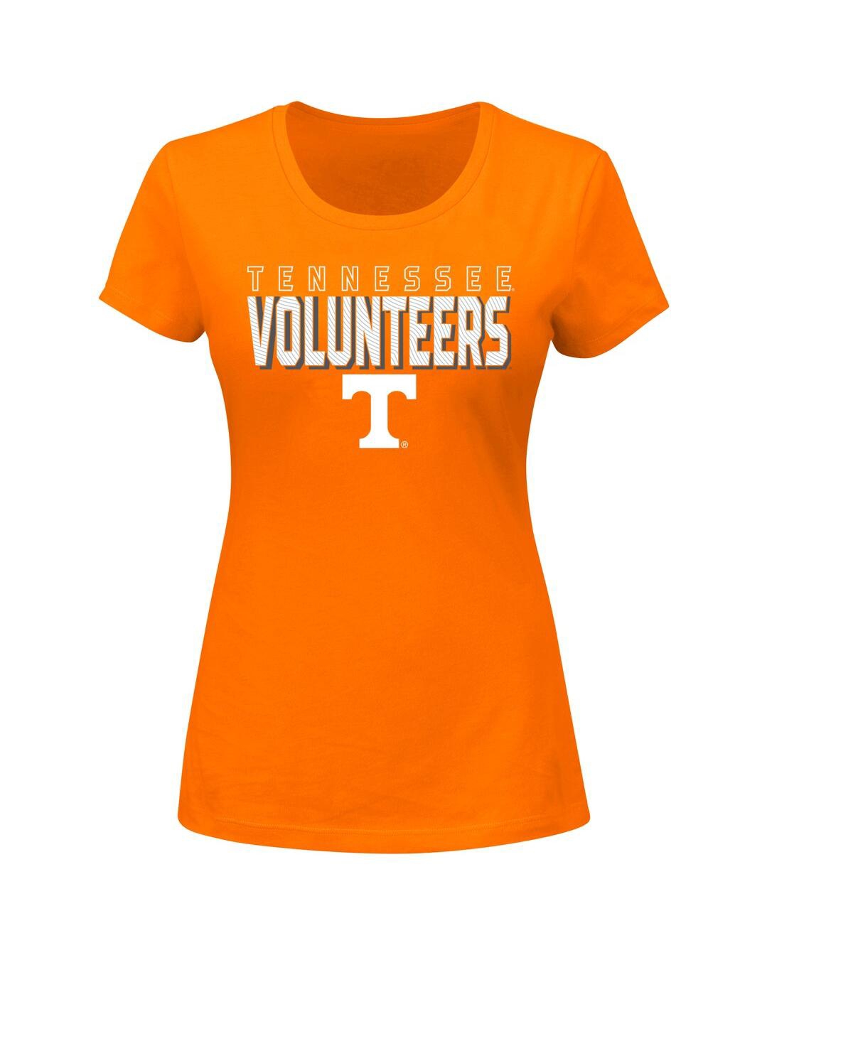 Fanatics Women's Tennessee Orange Tennessee Volunteers Plus Size Lean Scoop Neck T-shirt In Orange