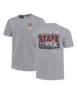 Image One - Big Boys and Girls Gray Mississippi State Bulldogs Local Campus Scene T-Shirt