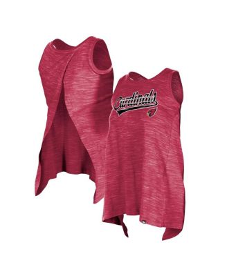 New Era - Women's Cardinal Arizona Cardinals Space Dye Active Tank Top