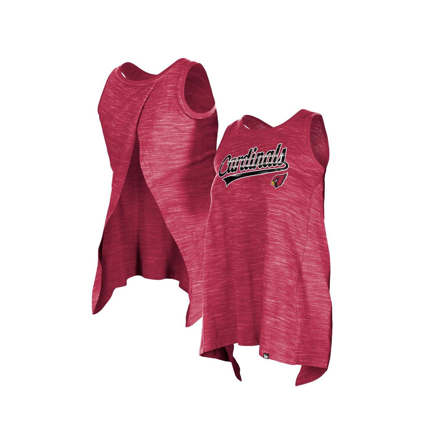 Женский топ New Era Cardinal Arizona Cardinals Space Dye Active — фото 1