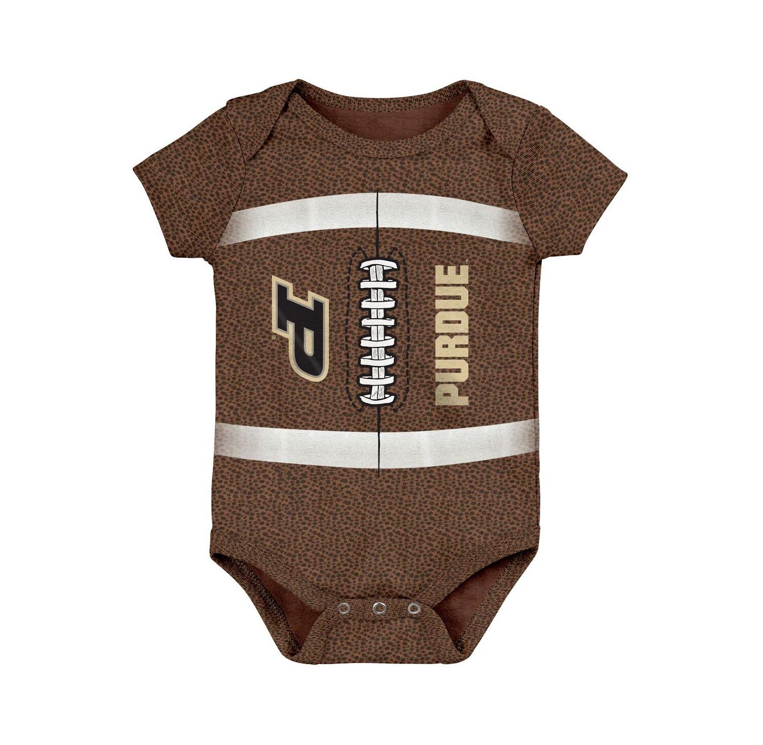 Newborn Brown Purdue Boilermakers Football Bodysuit