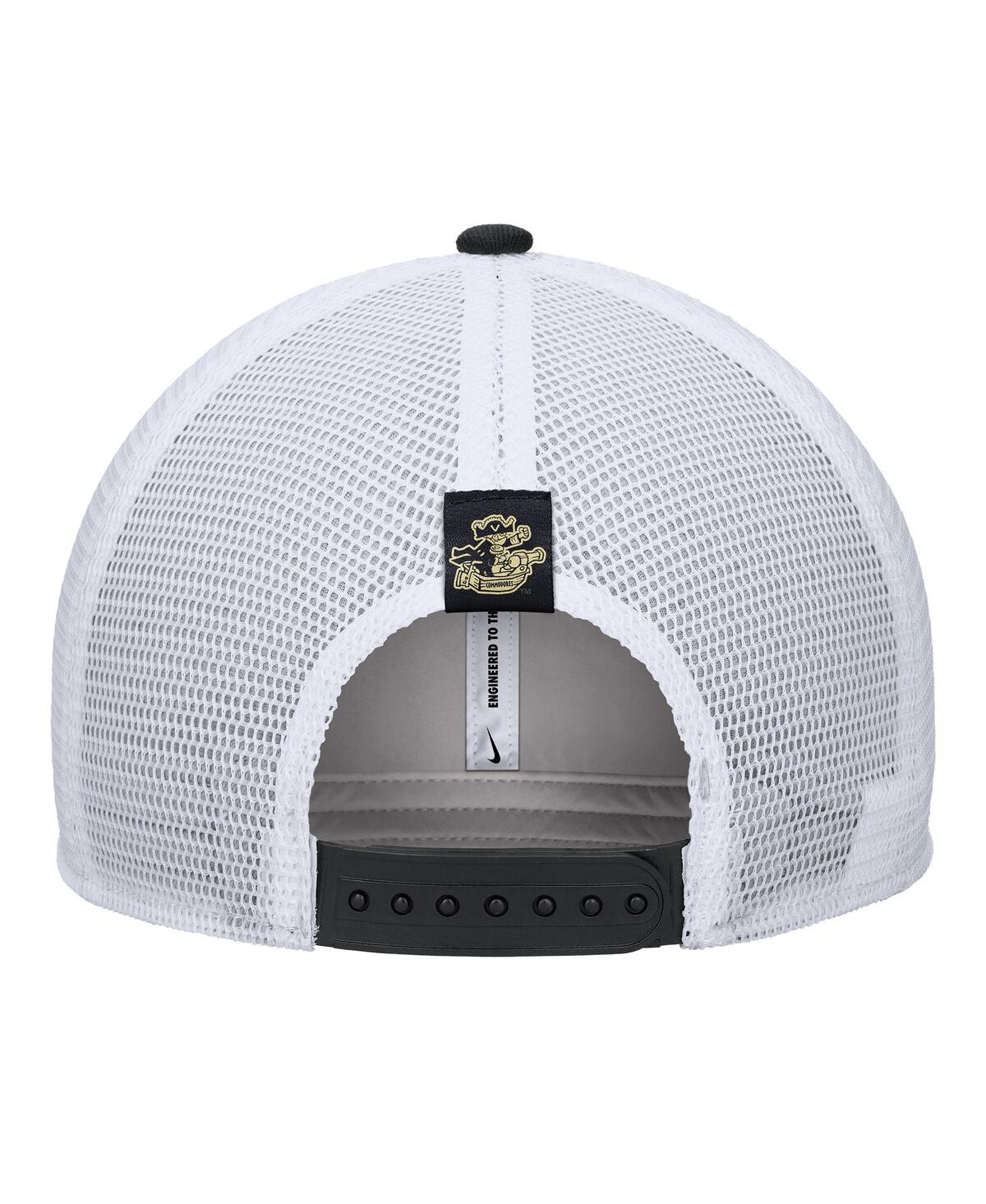 Nike Men's Black Vanderbilt Commodores Vintage Arch Rise Performance Trucker Adjustable Hat
