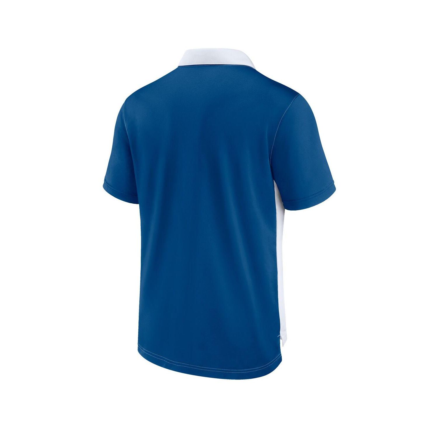 Men's White/Royal Indianapolis Colts Rewind Pique Polo Shirt