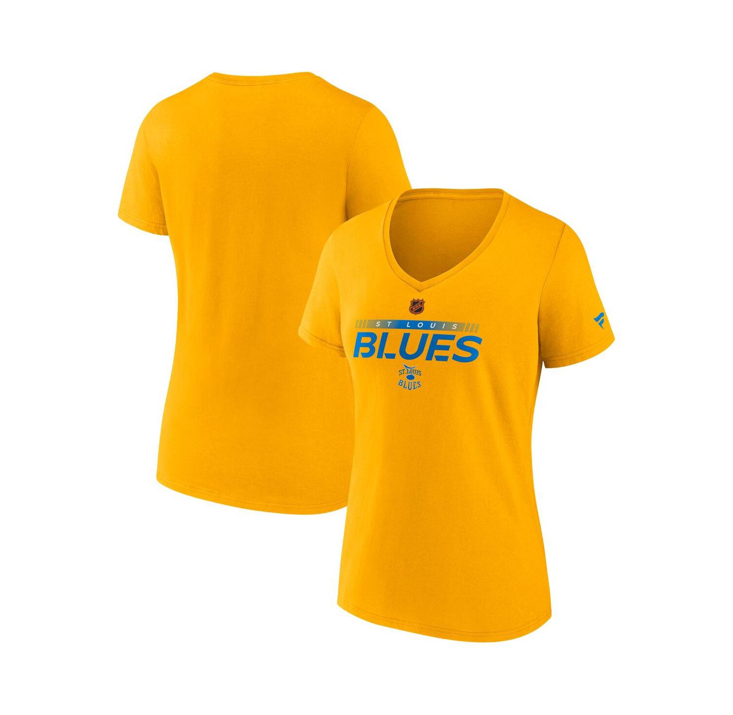 Women's Gold St. Louis Blues Special Edition V-Neck T-Shirt
