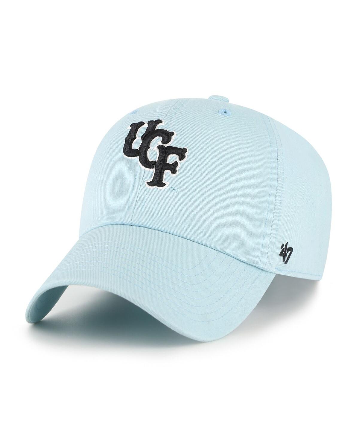 47 Brand Men's Light Blue Ucf Knights Vault Clean Up Adjustable Hat In Blue