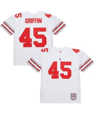 Mitchell & Ness - Men's Archie Griffin White Ohio State Buckeyes 1975 College Vault Legacy Jersey