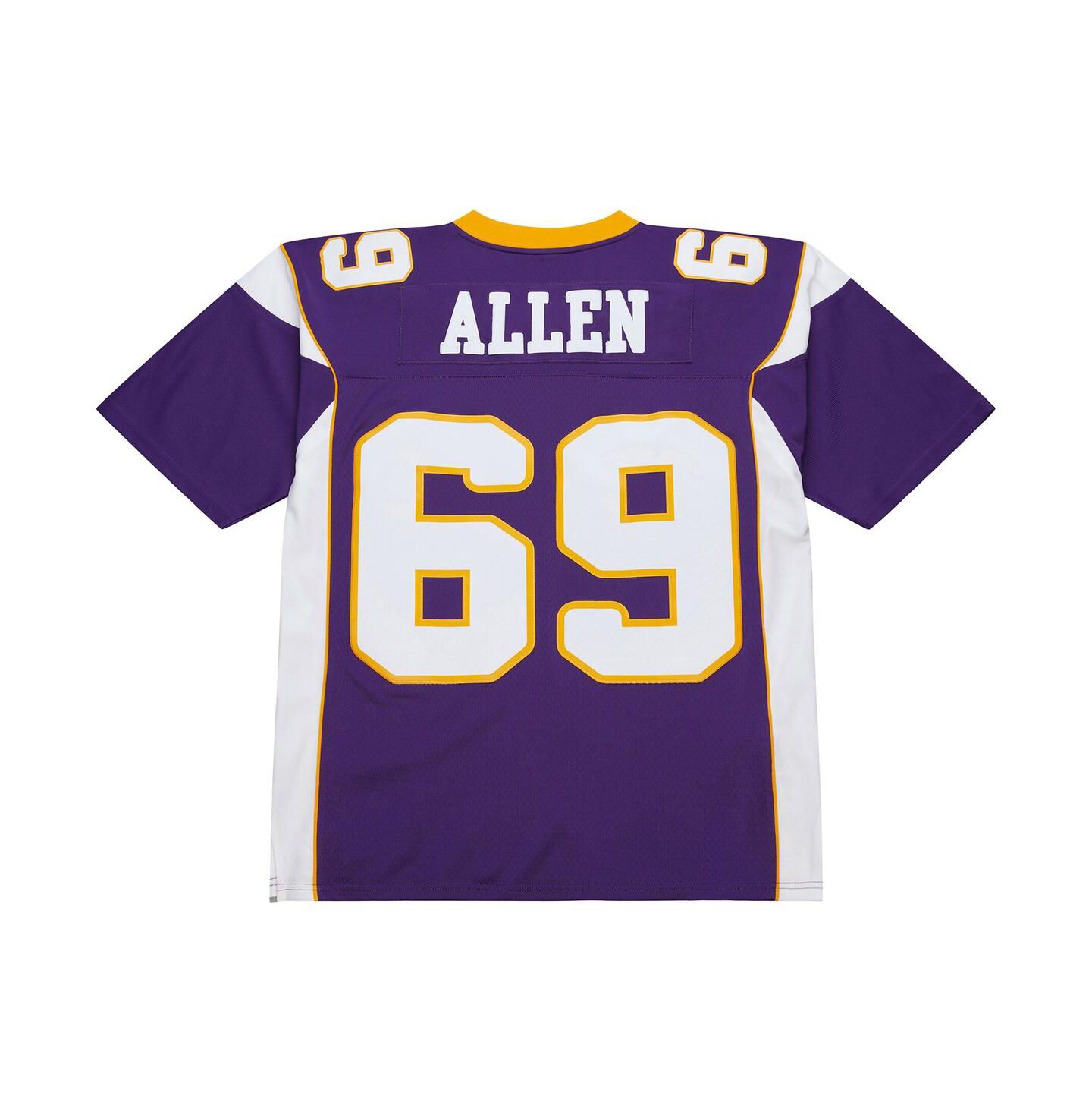 Мужское джерси-реплика Mitchell & Ness Jared Allen Minnesota Vikings 2011 Legacy, Purple — фото 4