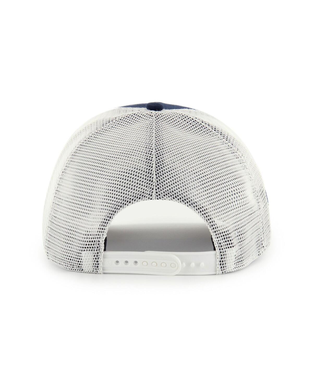47 Brand Men's Navy Illinois Fighting Illini Contemporary Basics Foundation Trucker Hitch Adjustable Hat In Blue