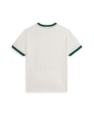 Big Boys Polo Bear Cotton Ringer T-Shirt