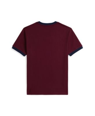 Big Boys Polo Bear Cotton Ringer T-Shirt