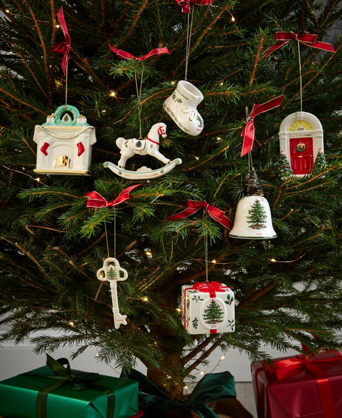 Spode Christmas Tree 2025 Baby's First Christmas Horse Ornament In Multi