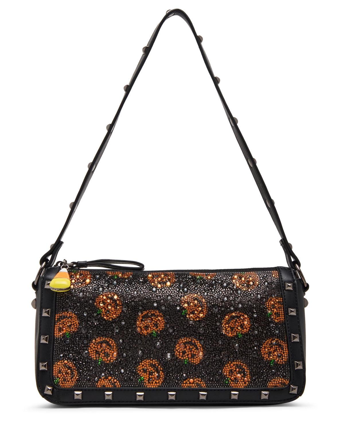 Betsey Johnson Smashing Small Shoulder Bag In Black