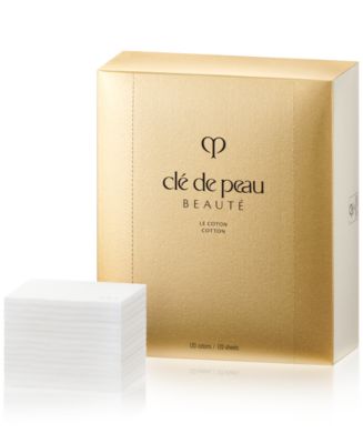 Clé de Peau Beauté Cotton, 120 sheets - Macy's