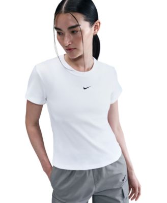 Sportswear Women's Tight Ribbed Short Sleeve T-Shirt