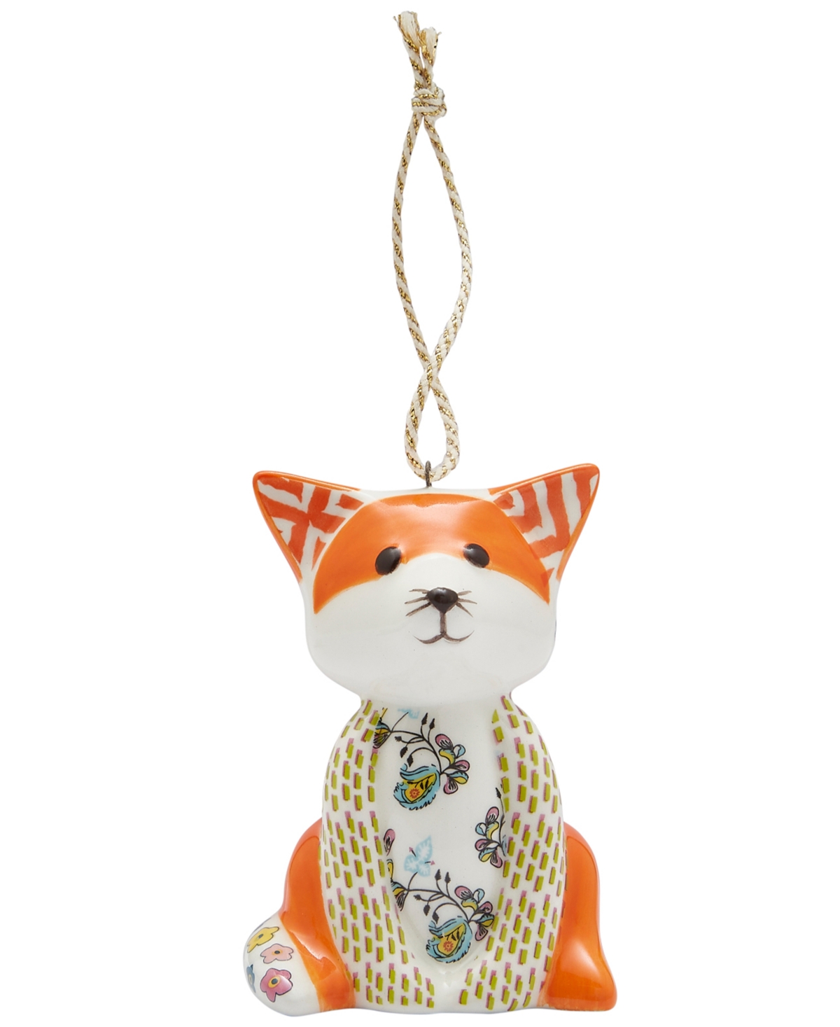 Spode Kit Kemp Christmas Patchwork Tally Ho Fox Ornament