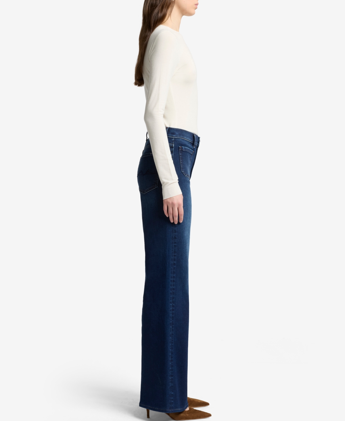 7 For All Mankind Women's Ultra Wide Leg Jeans In Blue