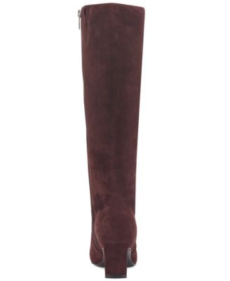 Women's Mabel Wide-Calf Suede Dress Boots