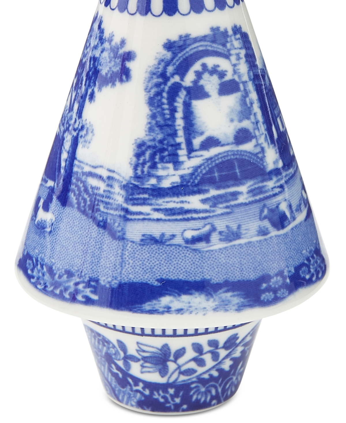 Spode Blue Italian Christmas Tree Ornament In Multi